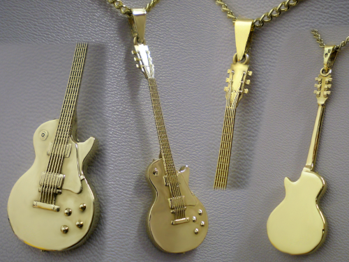 Přívěsek plastika 3D GIBSON kytara