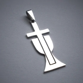 Křížek s kalichem - přívěsek