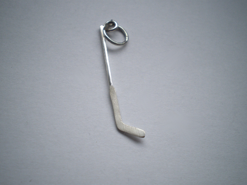 Brankářská hokejka - přívěsek