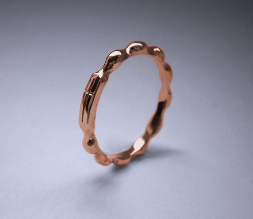 Matouš - růžencový prsten - žluté, červené, bílé zlato