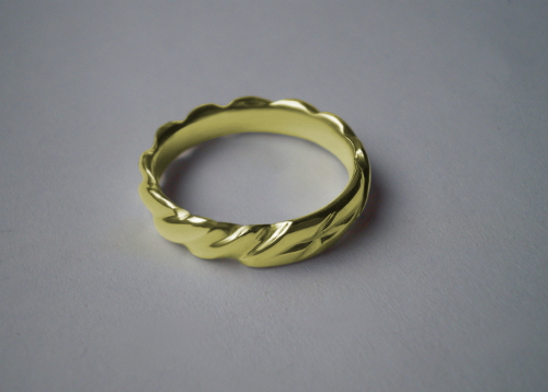 Bartoloměj - růžencový prsten - žluté, červené, bílé zlato