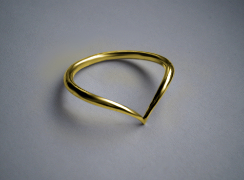 Špička - prsten - žluté, červené, bílé zlato