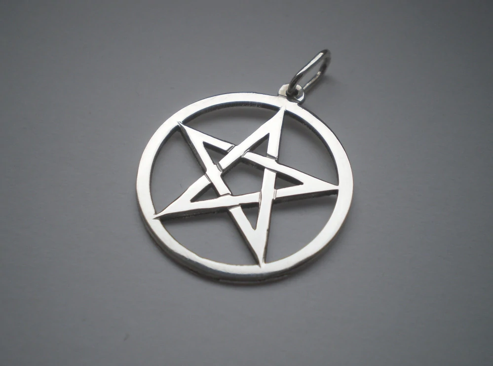Pentagram - přívěsek - žluté, červené, bílé zlato
