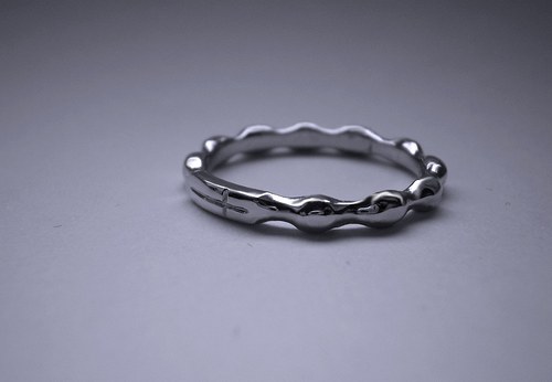 Matouš - růžencový prsten - žluté, červené, bílé zlato