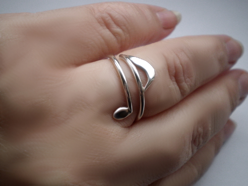 Osminová nota - prsten