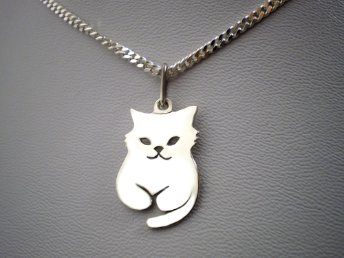 Kočička - přívěsek - žluté, červené, bílé zlato