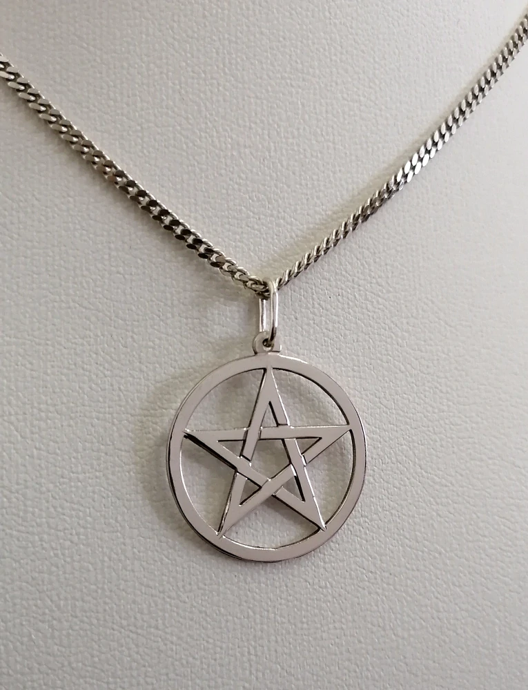 Pentagram - přívěsek - žluté, červené, bílé zlato