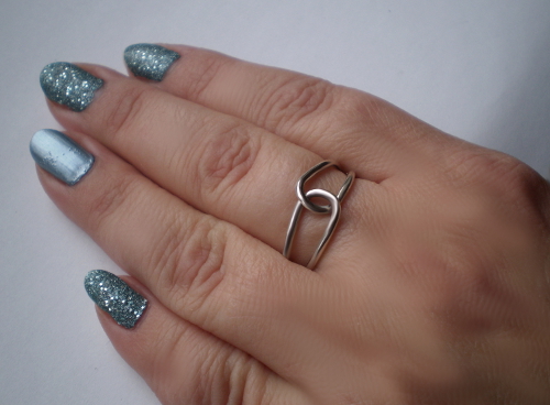 Provlečený prsten - žluté, červené, bílé zlato