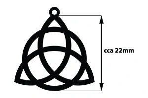 Triquetra s kruhem - přívěsek
