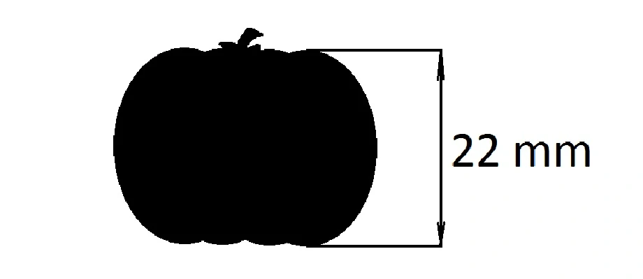 Brož halloweenské dýně