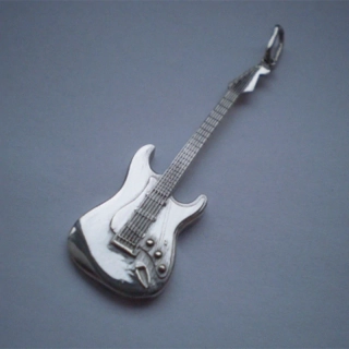 Elektrická nebo akustická kytara (na zakázku s naceněním) - přívěsek