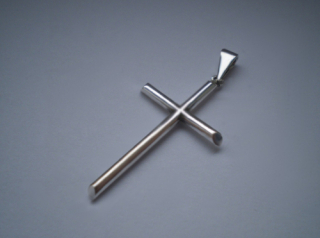 Kulatý latinský kříž - přívěsek