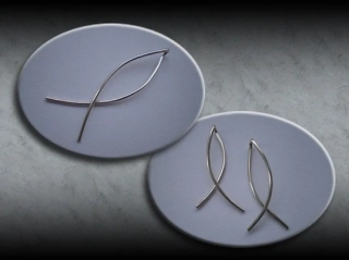 Drátěná křesťanská rybka - souprava