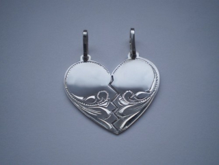 Rozlamovací srdce - přívěsek pro dva